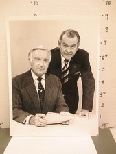 CBS TV show photo 1970s Walter Cronkite Charles Collingwood ANYONE LEARNING?