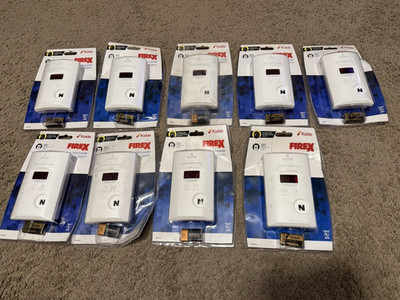 9Pk Kidde Firex Plug In Carbon Monoxide Alarm Detector Battery Backup 900007601