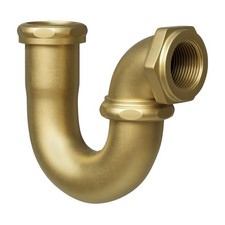 PFSTB101 47/8 Inch Brass Sink Trap Ground Joint 11/2x11/2 Inch Chrome