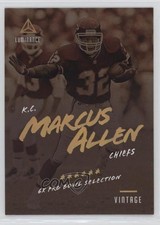 2018 Panini Luminance Vintage Performers Marcus Allen #18 HOF 4xw