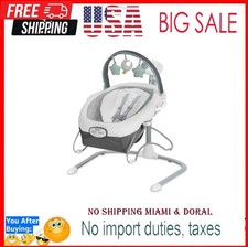Graco Soothe 'n Sway LX Swing with Portable Bouncer Multi-Direction Derby