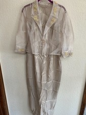 Alex Evenings Taupe with Sheen Lined Formal Dress Size 8