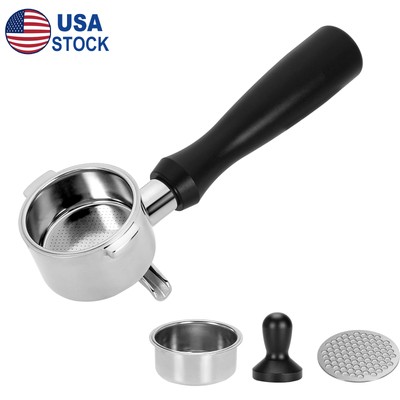 51mm Double Spouts Portafilter For Delonghi ECO310 EC341 ECP35.31 EP36.31 EC221