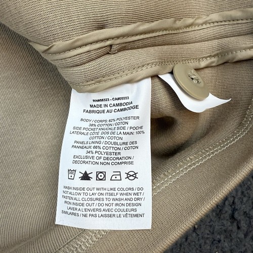 Nike Sportswear Tech Fleece Reimagined Blazer Mens XL Oversized Shacket Khaki - Picture 6 of 10