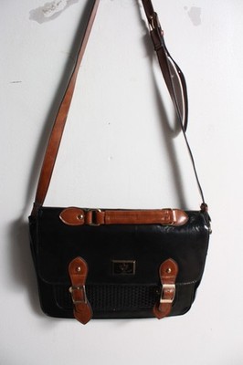 HT Fashion Damen Umhängetasche Messenger Bag schwarz - (B37)