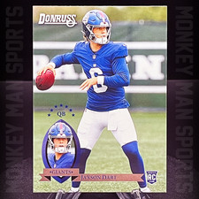 2025 Donruss Football - Jaxson Dart Rookie RC - RETRO 1995 #33 GIANTS MINT
