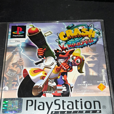 Crash Bandicoot 3: Warped Platinum PS1 PAL USK 6 (1998) SLES-01420