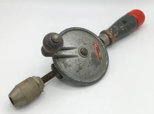 Vintage Stanley Handyman Egg Beater Style Hand Crank Drill H1217