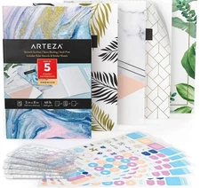 Arteza Premium Pocket Notebooks 5x8 Pack of 5 Acid-Free 68lb Paper New