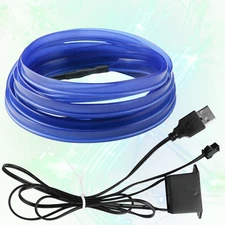 3m Auto Car Interior Atmosphere Wire Strip Light LED Decor Lamp Accessories USPS