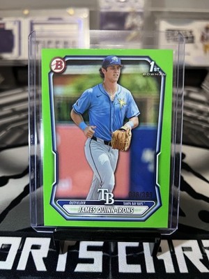 2026 Bowman James Quinn-Irons Like Green Paper /399 Tampa Bay Rays