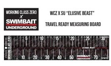 Swimbait Underground x Working Class Zero Camo Tarpaulin Measure 8"x34"/60"