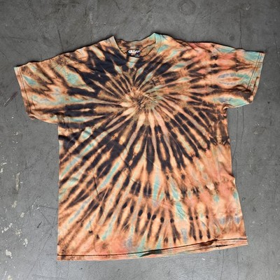 Tie Dye Bleached Surf Aesthetic tee shirt sz XL