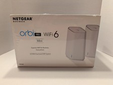 NETGEAR Orbi Pro SXK30 AX1800 Dual-Band Wi-Fi 6 Router System - NEW  SEALED