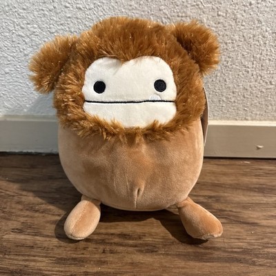 Squishmallow Benny Bigfoot Sasquatch Plush 8  Gold Glitter Hair 