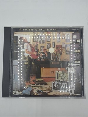 Pat Travers Putting It Straight 1990 CD Japan 8 Tracks POCP 1501