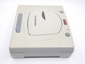 Sega Saturn White Console HST-3220 NTSC-J Japan Tested w/ 2 Games