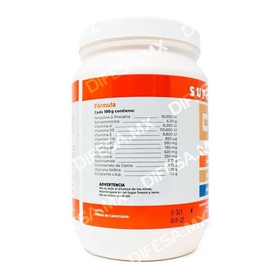 Maver Biotavit Powder 125grams Vitamínico Natural Ingredients
