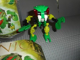 2002 Lego Bionicle Lehvak 8564  W Canister, Krana & Manual
