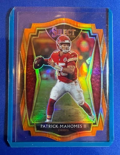 2020 Select Patrick Mahomes II #130 Premier Level Orange Diecut