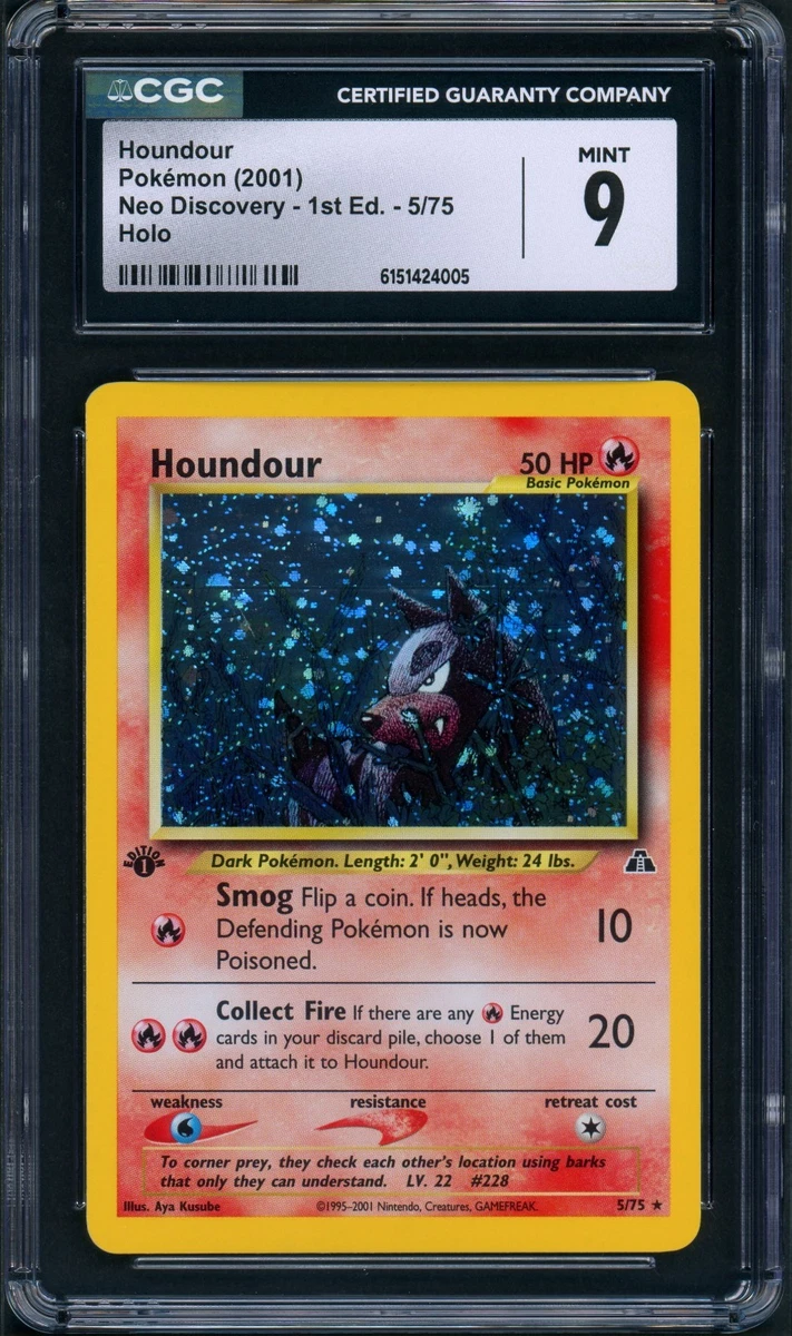 Houndour Pokémon TCG 1st Edition Individual Trading Card Games for