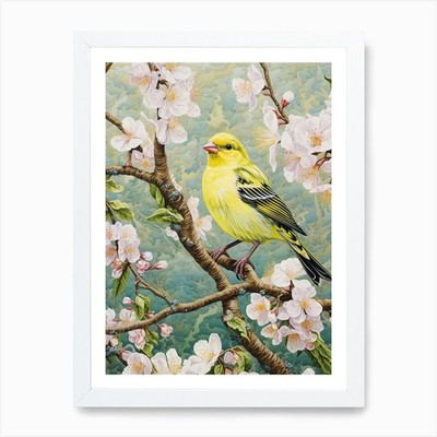Ohara Koson inspiriert Vogel Gemälde gerahmt Wandbild Poster Leinwanddruck Bild