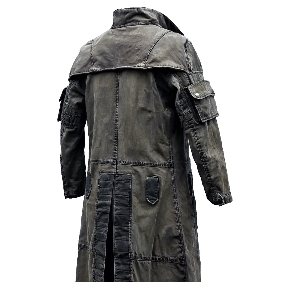 NCR Ranger Fallout New Vegas Riot Gear Duster Style Cosplay Costume - Image 2 of 4
