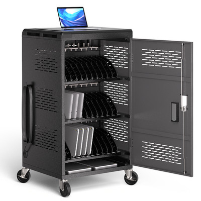 36 Device Laptop Smart Charging Cart - Tablet Storage Cart for iPads, Chromebook