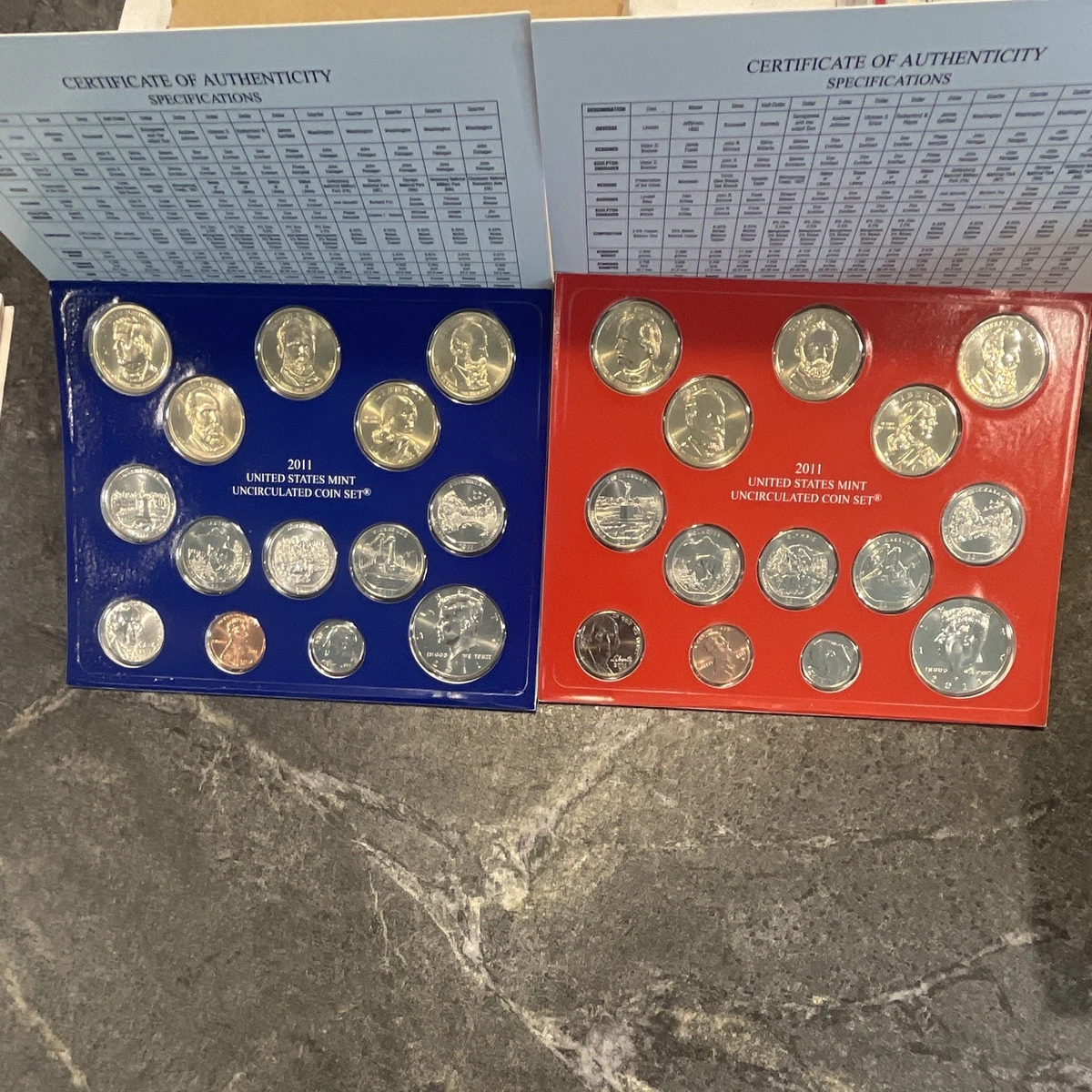 ちゃー☆UNITEDKINGDOMPROOF COINSET（2011年） 2011 United States