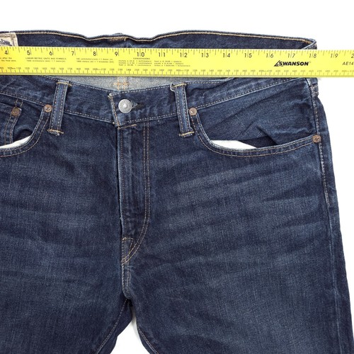 Polo Ralph Lauren Jeans Men's 35x32 Blue Denim Hampton Straight Selvedge Preppy - Picture 5 of 9