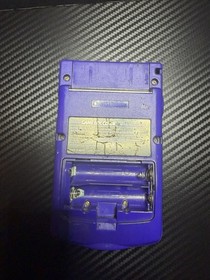 Nintendo Game Boy Color Handheld System Purple Missing Battery Cover Tested