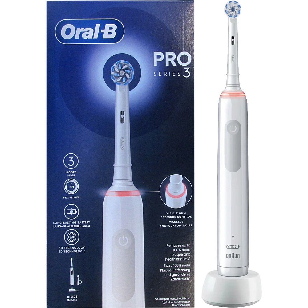 Oral-B 3000 White JAS22 - электрический прибор для приготовления блюд на грилеОссиллированияпульверизатора 9090₽
