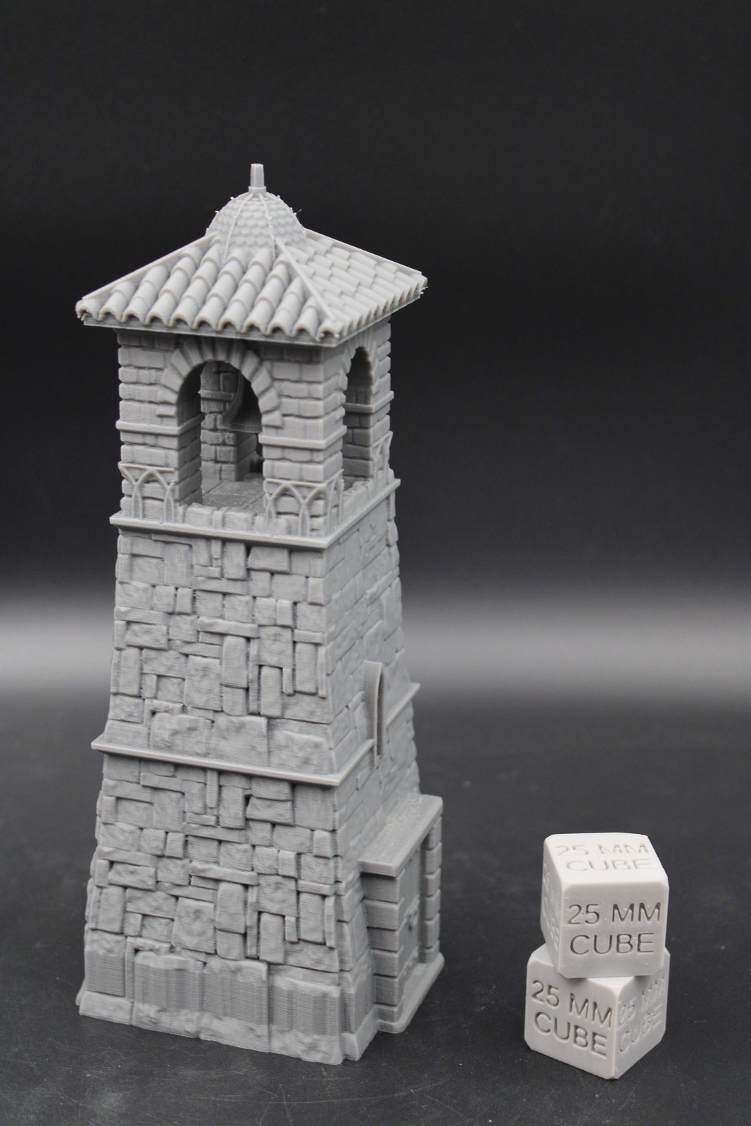 Tabletop Terrain Medieval Fantasy Signal Bell Tower Dnd RPG Wargame Skirmish 28m