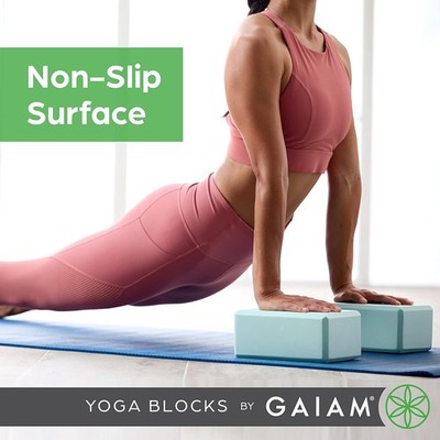 Yoga Block Supportive Foam Soft Non-Slip Surface Yoga Pilates Meditation Yoga