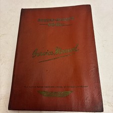 Austin Healey 100 Service Manual 1956, Original Red Hardback Workshop Book