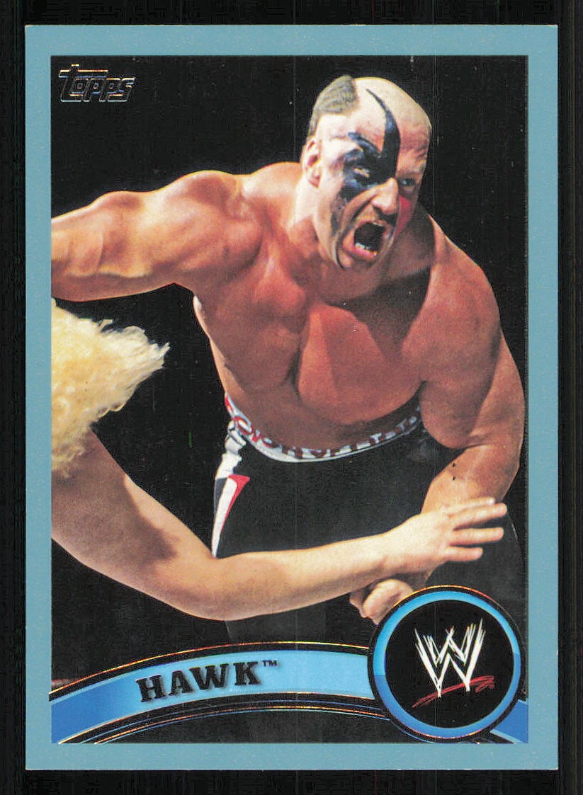 2011 Topps WWE Blue #105 Hawk /2011