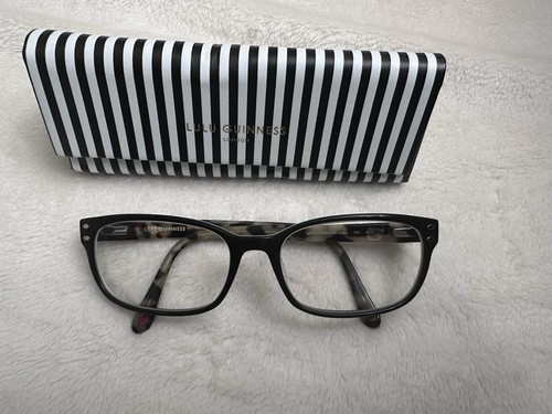 Lulu Guinness Cat Eye Designer L207 Brille & Schutzhülle NUR FÜR GESTELL