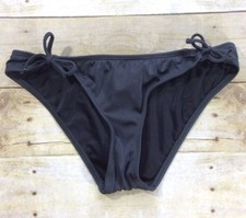 NEW NWT J. CREW SIDE TIE HIPSTER a2117 BIKINI BOTTOM SWIM DCH CHARCOAL GRAY XXS