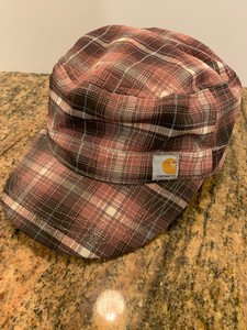 plaid carhartt hat