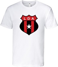 Camiseta Liga Deportiva Alajuelense 100% Algodón Blanco,Negro,Rojo