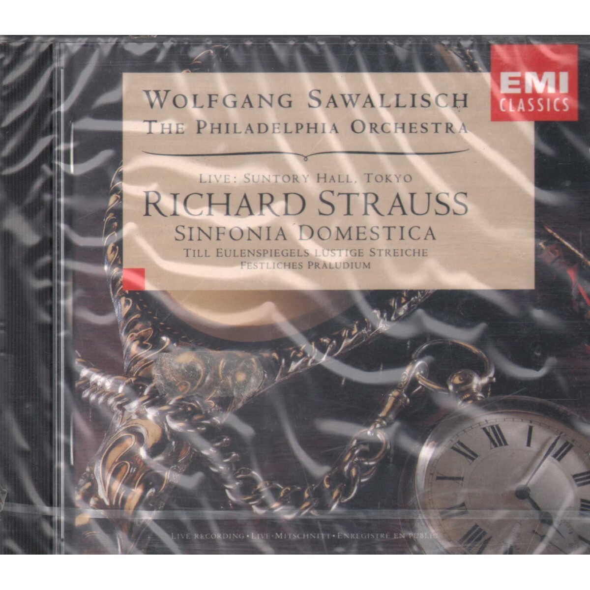 Sawallisch, Strauss CD Sinfonia Domestica / EMI – 724355518521 Sealed