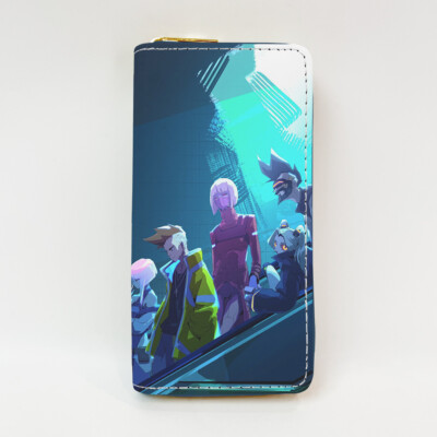 Cyberpunk/2077 Edgerunners- Rebecca- PU Wallet Zip Long Anti-theft