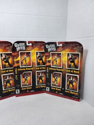 McFarlane Toys Guitar Hero Figures Set Of 4; Steel, Napalm, Ümlaut, God Of Rock - Picture 5 of 5
