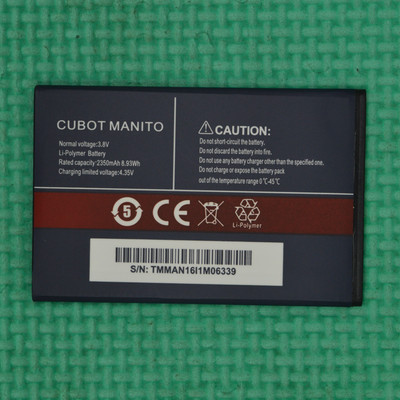 1pcs New Battery For Cubot Manito 2350mAh