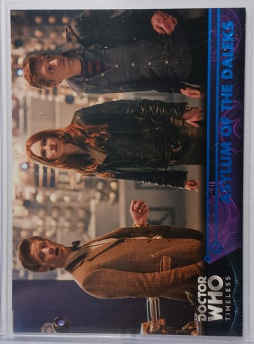 2016 Topps Dr Who Timeless BLUE PARALLEL 044/099 Asylum of the Daleks - Picture 2 of 4