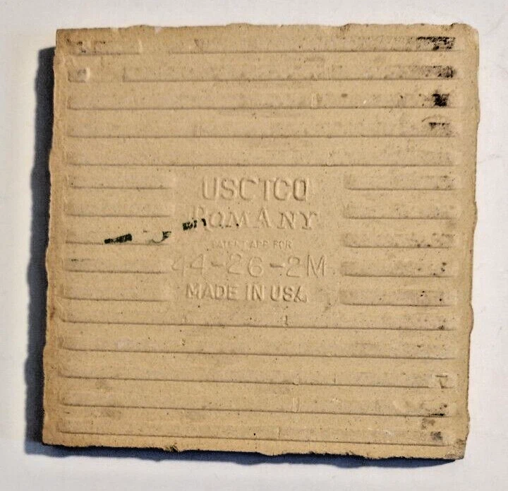 1 azulejo de pared USCTCO romano EE. UU. 4-1/4 1950 brillante chocolate marrón moca cerámica de colección Foto 2 de 4