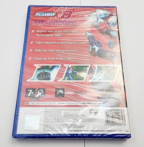 PS2 - Mega Man X8 - BRAND NEW SEALED English PAL Playstation 2 MegaMan 8 - Picture 2 of 5