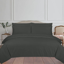 400TC 100% EGYPTIAN COTTON DUVET QUILT COVER SINGLE DOUBLE KING SIZE BED SHEETS