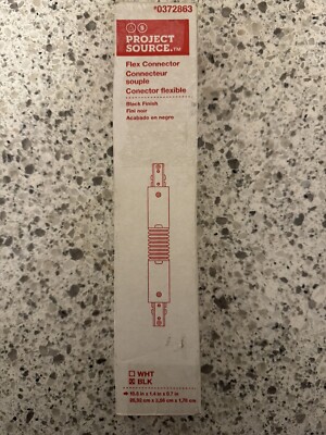 Project Source Flex Connector- Black - 0372863 - Open Box / NEW