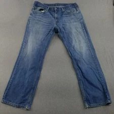 Levi Strauss 550 Men's 36/30 Medium Wash Bootcut Worn Broken In Jeans